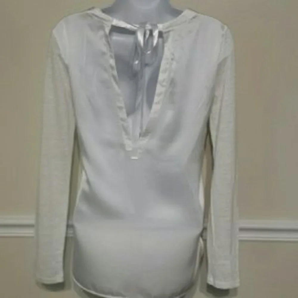 SANDRO SWEATER WITH SILK BACK - Picture 2 of 4